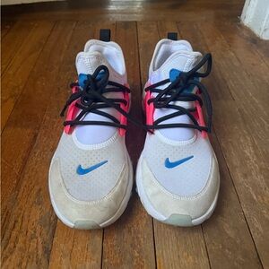 Nike Kids' White and Blue Athletic Shoes